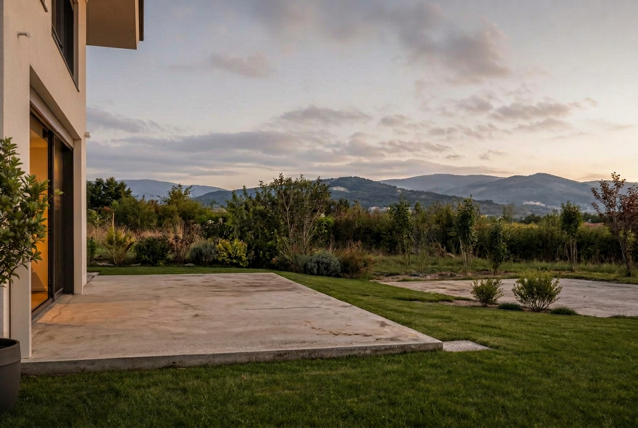 Terrasse sous-aménagée avant intervention de 3jmat
